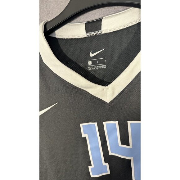 Nike New Wave Tsunami Activewear Long Sleeve Top men’s Large Gray Stretch - Picture 9 of 13